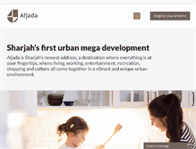 Tablet Screenshot of aljada.com
